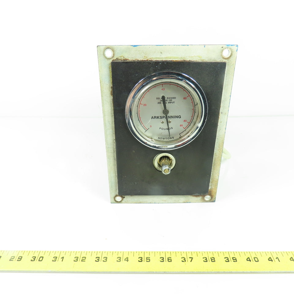 ITT Conoflow GPH102863 Arkspanning Pressure Gauge Control Assembly 85lb Capacity