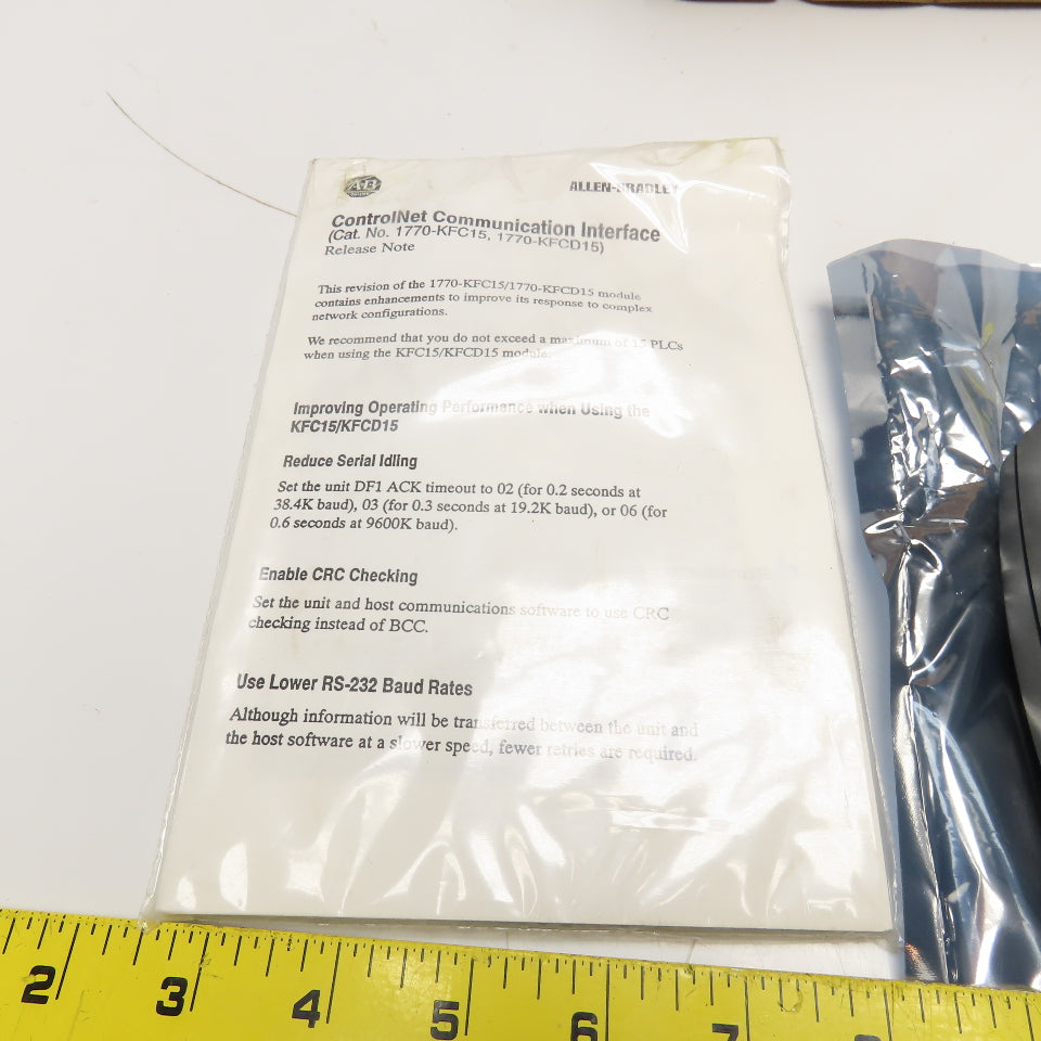 Allen Bradley 1770-KFCD15 ControlNet Communication Interface
