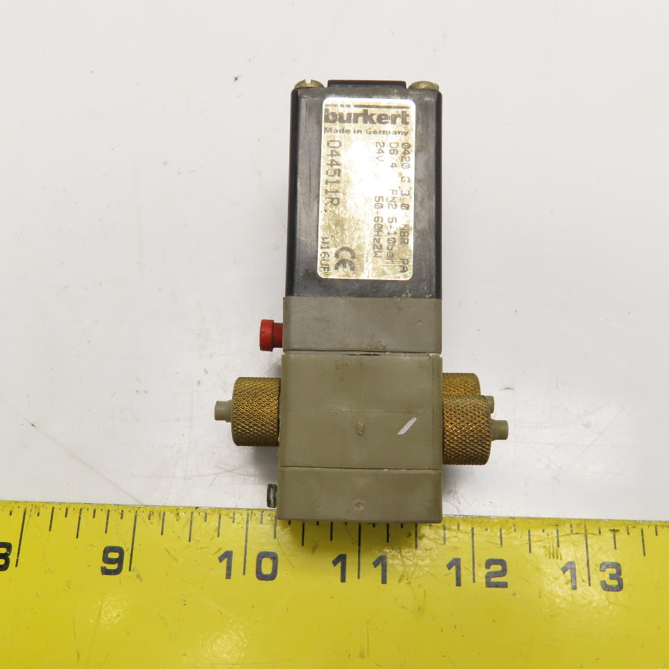 Burkert 044511R 4/2 Way Pneumatic Valve Body 24V