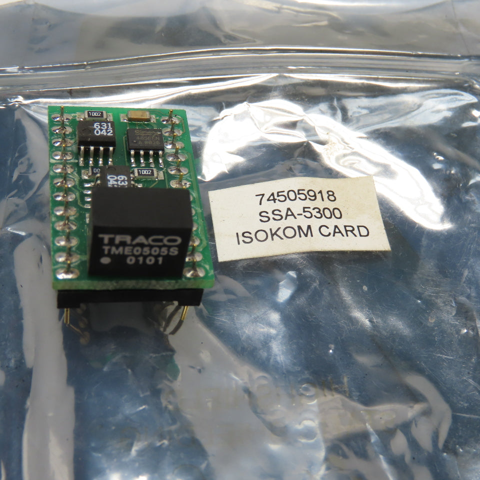 Unimetron 7450598 SSA-5300 ISOKOM Card Rev A1