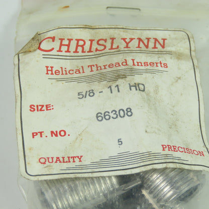 Chrislynn 66308 5/8-11 HD Helical Thread Inserts Lot of 5
