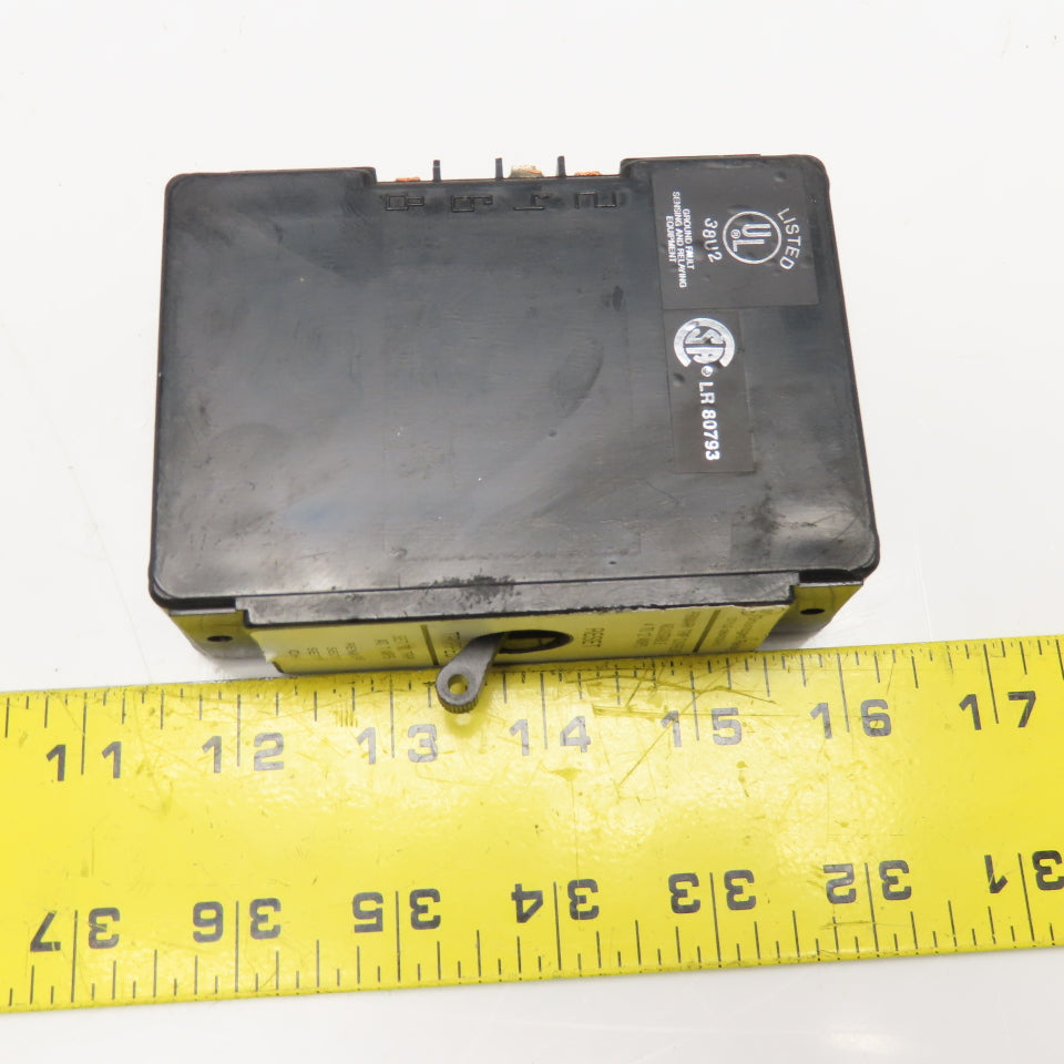 Westinghouse 5264C09H01 4-12A Adjustable Trip Groundgard Relay 250VAC Max
