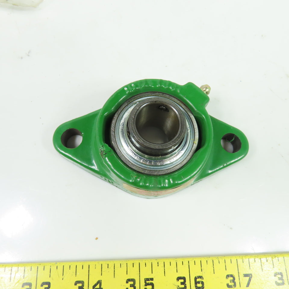 INA RCJTY20 2-Bolt Flange Mount Ball Bearing 20mm Bore Cast Iron Housing