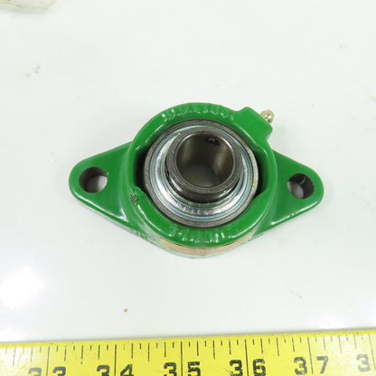 INA RCJTY20 2-Bolt Flange Mount Ball Bearing 20mm Bore Cast Iron Housing