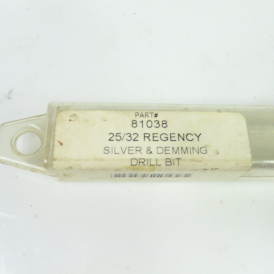 Regency 81038 Silver & Deming HSS Drill Bit Reduced Shank 3.92" OAL