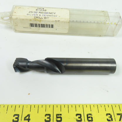 Regency 81038 Silver & Deming HSS Drill Bit Reduced Shank 3.92" OAL