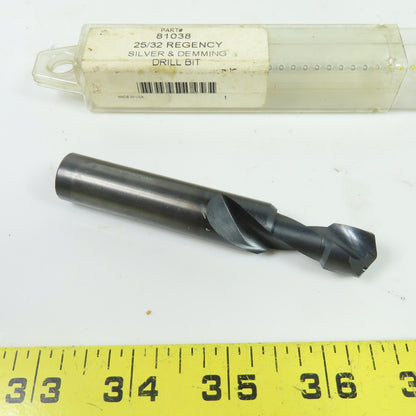 Regency 81038 Silver & Deming HSS Drill Bit Reduced Shank 3.92" OAL