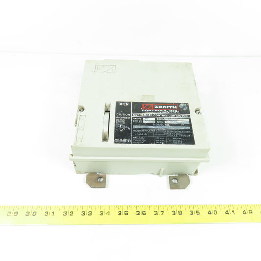 Zenith MVP72CI0 75A 2-Pole Remote Control Contactor 600VAC
