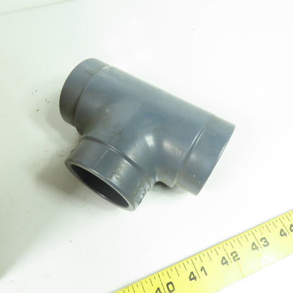 George Fischer 6NF84 1-1/2" PVC Tee Schedule 80 Lot of 5