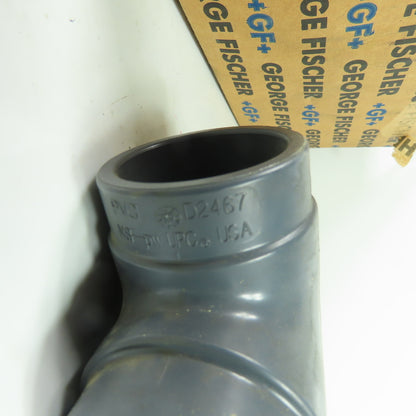George Fischer 6NF84 1-1/2" PVC Tee Schedule 80 Lot of 5