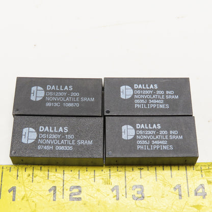 Dallas DS1230Y-200 DS1230Y-150 256kbit Parallel NVRAM Integrated SRAM Lot Of 4
