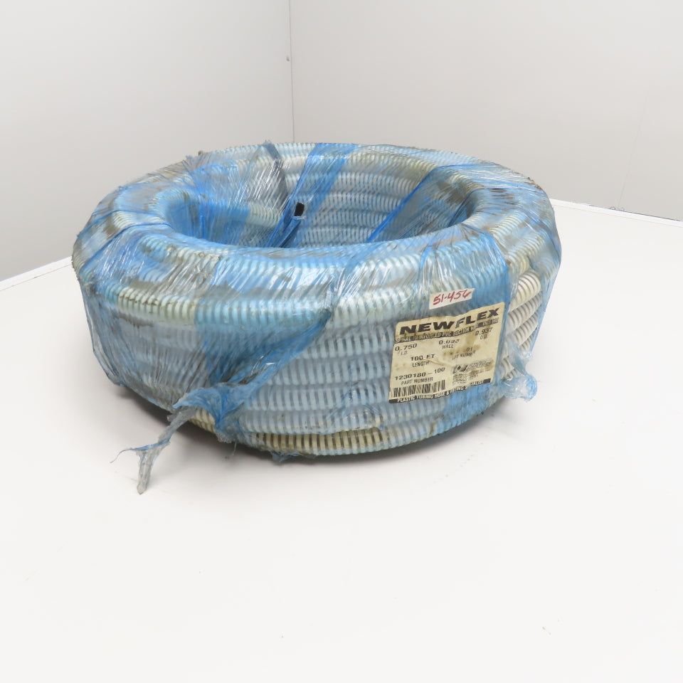 Newflex 1230180-100 3/4" ID Spiral Reinforced PVC Suction Hose 100'
