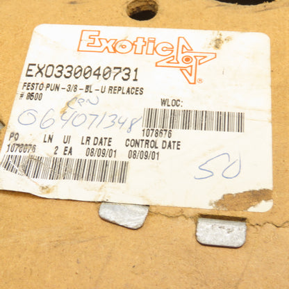 Festo 3/8" PUN-3/8BL-U 3/8" ID Plastic Tube Blue 50'
