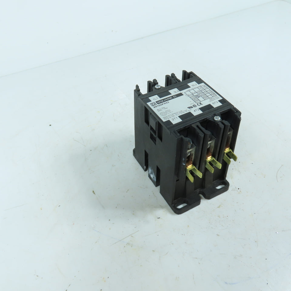 Square D 8910DPA53 65A 3-Pole Definite Purpose Contactor 24V 600V