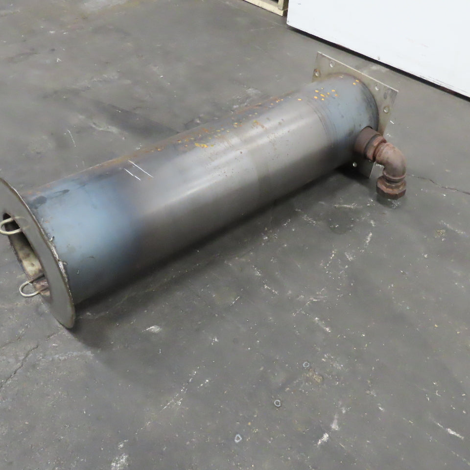 9"ID x 48" Stainless Steel Insulated Jacketed Hollow Heat Exchanger Tunnel