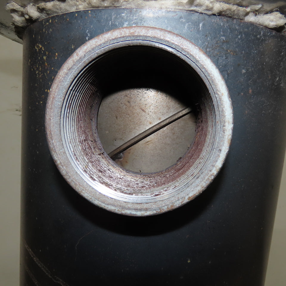 9"ID x 48" Stainless Steel Insulated Jacketed Hollow Heat Exchanger Tunnel