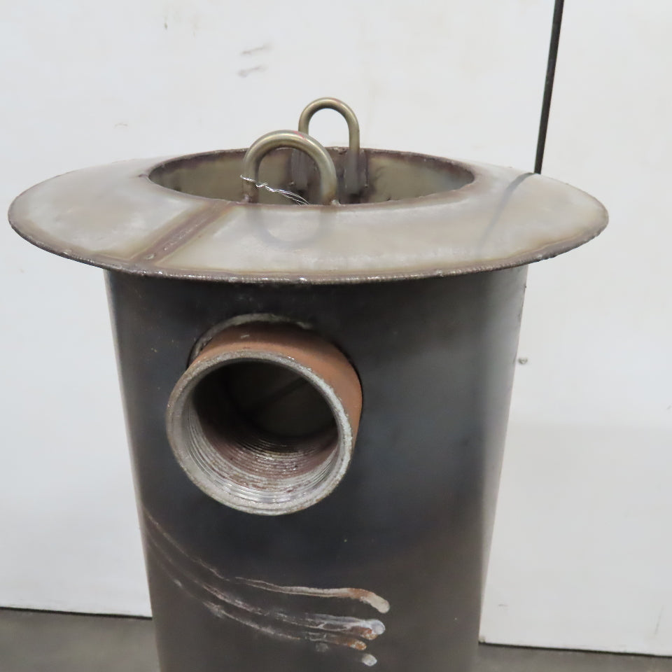 9"ID x 48" Stainless Steel Insulated Jacketed Hollow Heat Exchanger Tunnel