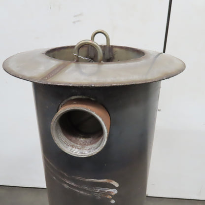 9"ID x 48" Stainless Steel Insulated Jacketed Hollow Heat Exchanger Tunnel