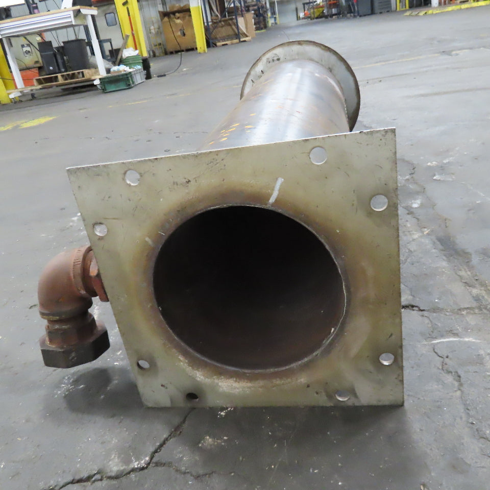 9"ID x 48" Stainless Steel Insulated Jacketed Hollow Heat Exchanger Tunnel