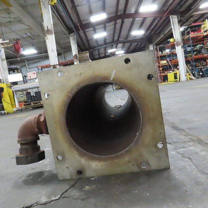 9"ID x 48" Stainless Steel Insulated Jacketed Hollow Heat Exchanger Tunnel