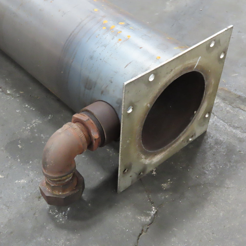 9"ID x 48" Stainless Steel Insulated Jacketed Hollow Heat Exchanger Tunnel