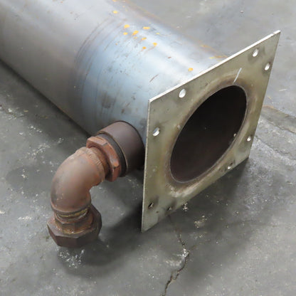 9"ID x 48" Stainless Steel Insulated Jacketed Hollow Heat Exchanger Tunnel