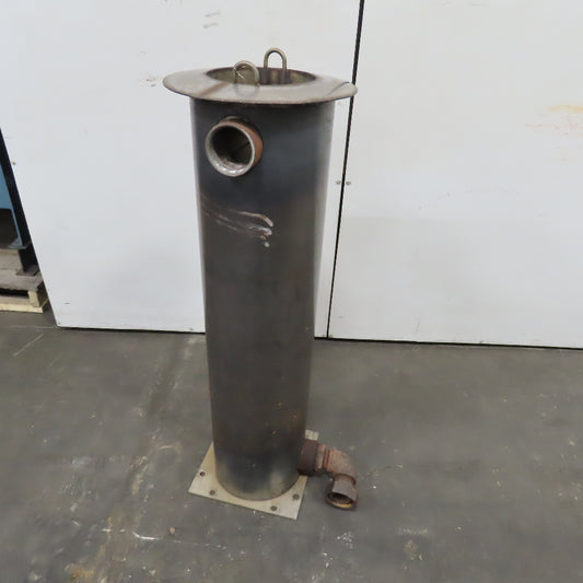9"ID x 48" Stainless Steel Insulated Jacketed Hollow Heat Exchanger Tunnel