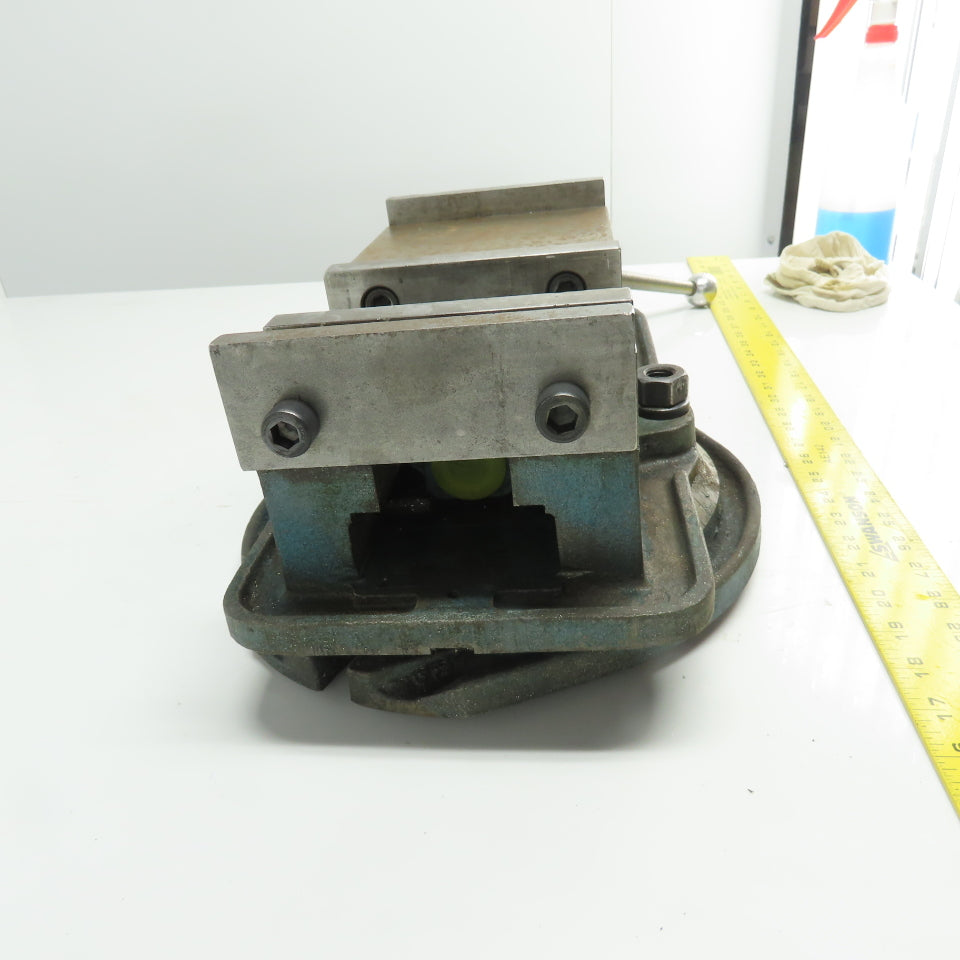 Kurt Anglock 6" Jaw x 5-1/2" Open Precision Machine Vise with Swivel Base