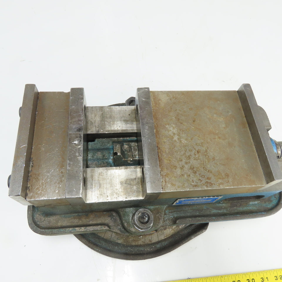 Kurt Anglock 6" Jaw x 5-1/2" Open Precision Machine Vise with Swivel Base