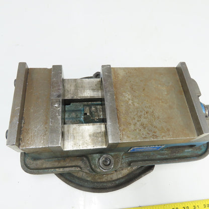Kurt Anglock 6" Jaw x 5-1/2" Open Precision Machine Vise with Swivel Base