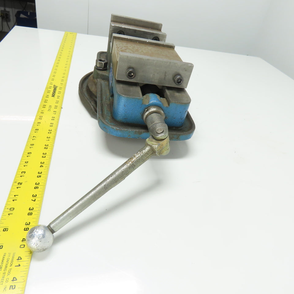 Kurt Anglock 6" Jaw x 5-1/2" Open Precision Machine Vise with Swivel Base