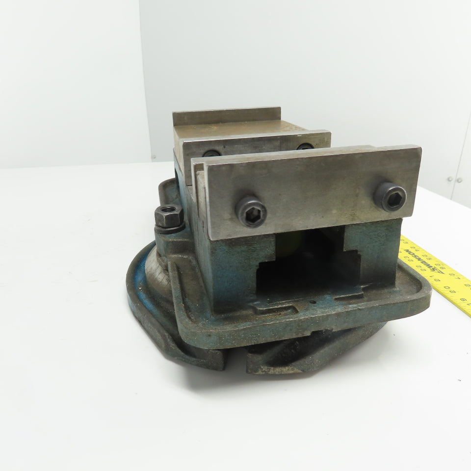 Kurt Anglock 6" Jaw x 5-1/2" Open Precision Machine Vise with Swivel Base