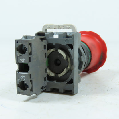 ABB MCB-10 Red Mushroom Head Push Button Switch 1NO From Cart Caddy 5W