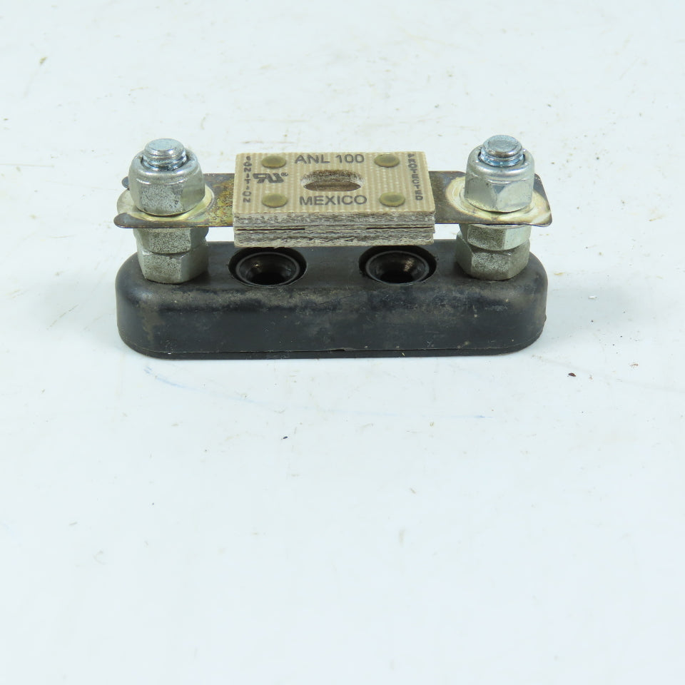 Bussmann 4164 Fuse Block Holder with ANL-100 100A Fuse From a Cart Caddy 5W