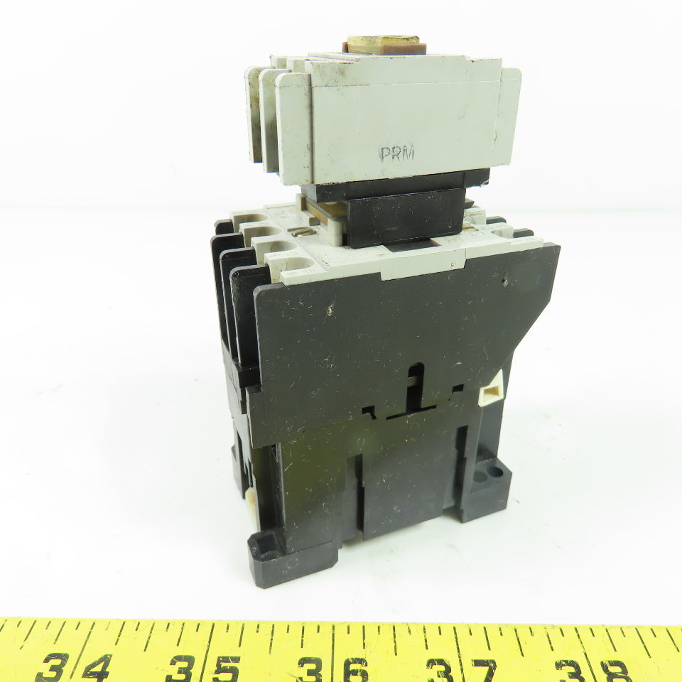 Allen-Bradley 100-A09NKD3 IEC Contactor 24VDC Coil 9A 3-Pole W/ 195-FA11