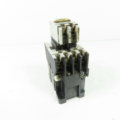 Allen-Bradley 100-A09NKD3 IEC Contactor 24VDC Coil 9A 3-Pole W/ 195-FA11