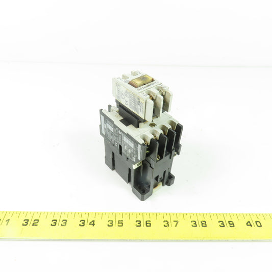 Allen-Bradley 100-A09NKD3 IEC Contactor 24VDC Coil 9A 3-Pole W/ 195-FA11