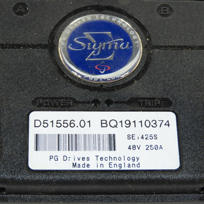 PG Drives Technology D51556.01 Sigma SET425S Motor Controller 48V 250A