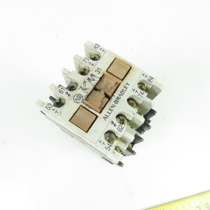 Allen-Bradley 100-A09NKD3 9A 3-Pole Non-Reversing Contactor 24V Coil W/ 195-FA31