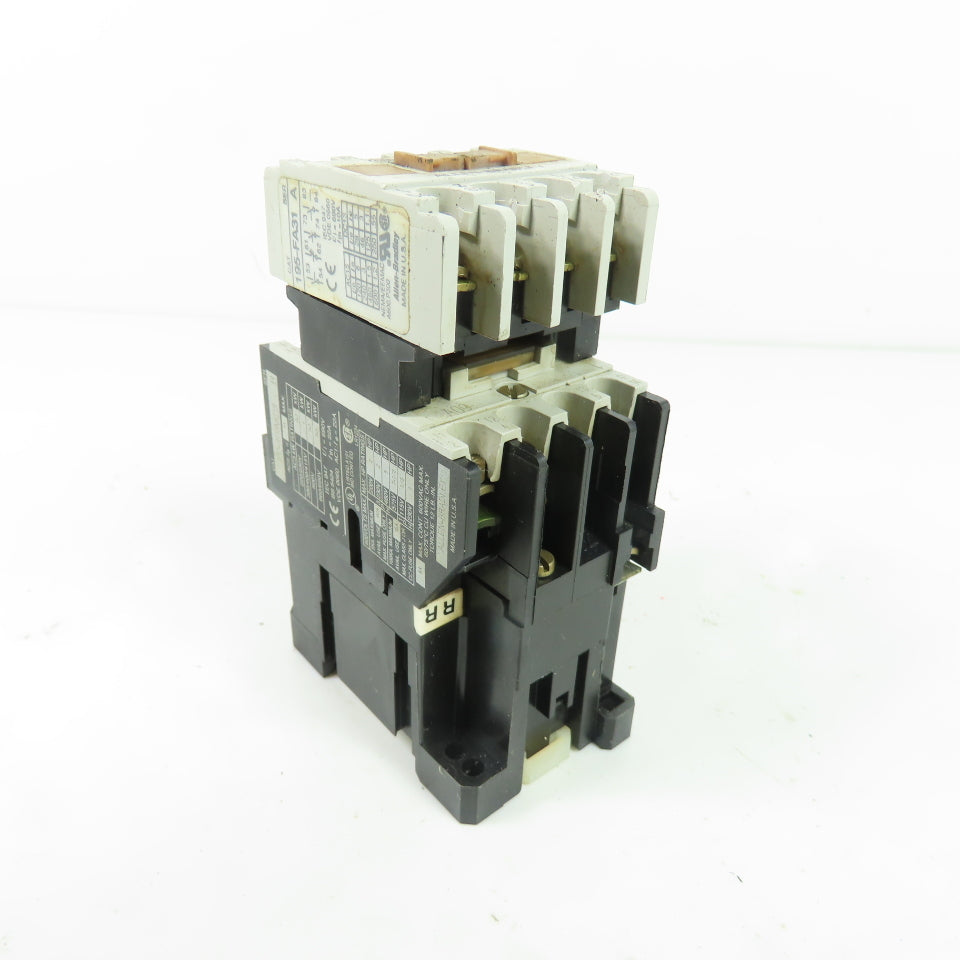 Allen-Bradley 100-A09NKD3 9A 3-Pole Non-Reversing Contactor 24V Coil W/ 195-FA31