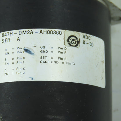 Allen-Bradley 847H-DM2A-AH00360 Ser A Incremental Optical Encoder 360 PPR