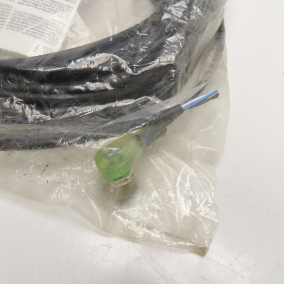 Murr 7000-12421-6341500 M12 Female LED Terminated Flying Lead Cable 15m