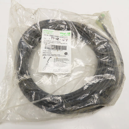 Murr 7000-12421-6341500 M12 Female LED Terminated Flying Lead Cable 15m