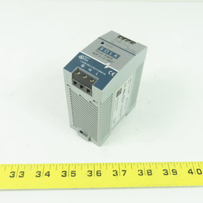 Sola/Hevi-Duty SDP 2-12-100T DIN Rail Power Supply 12VDC 2.5A Out 115/230V In