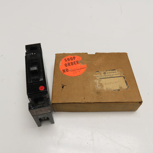 General Electric TED114030 30A 460VAC 125VDC 1 Pole Circuit Breaker