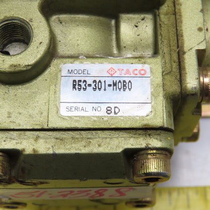 Taco R53-301-M0B0 Pilot Operated Relief Valve Rc3/8