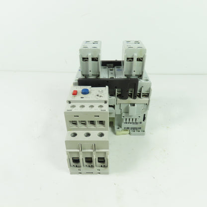 Allen-Bradley 104-C16D22 16A Reversing Contactor Starter 120V Coil W/ Overload