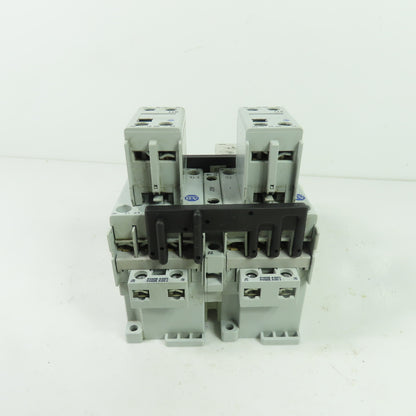 Allen-Bradley 104-C16D22 16A Reversing Contactor Starter 120V Coil W/ Overload