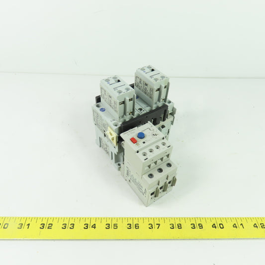 Allen-Bradley 104-C16D22 16A Reversing Contactor Starter 120V Coil W/ Overload