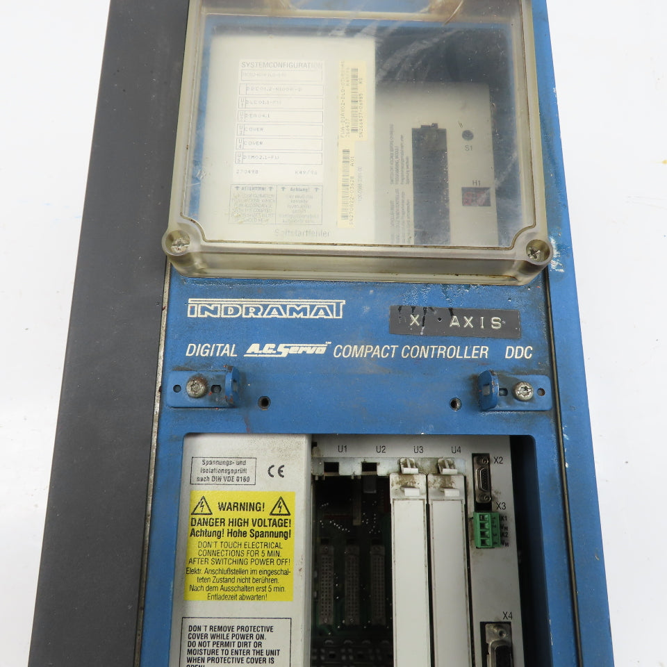 Indramat DDC01.2-N100A-DL01-01-FW Digital AC Servo Compact Controller DDC01.2
